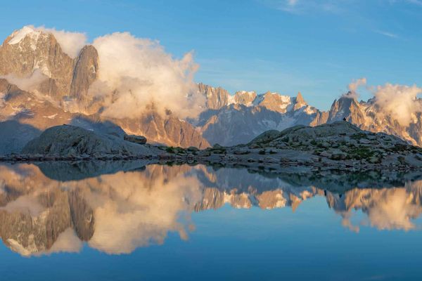 Reflections off Lac Blanc
